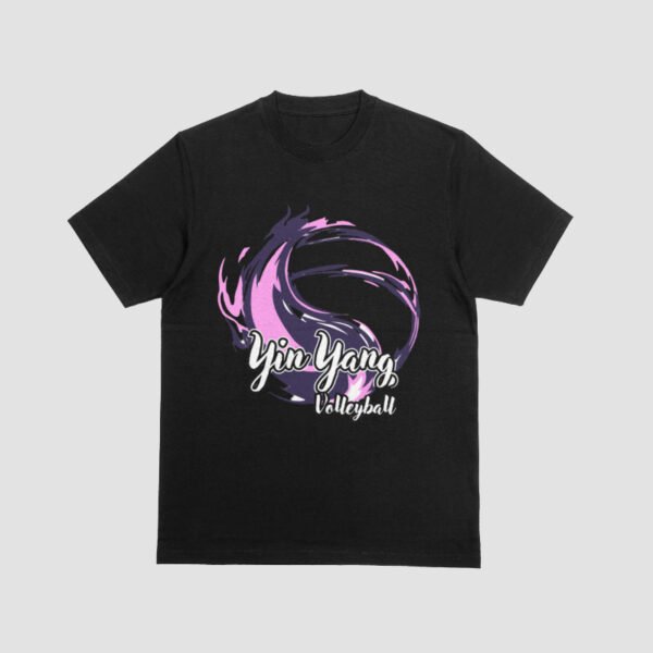 Graphic Shirt - Yin Yang Logo - Black