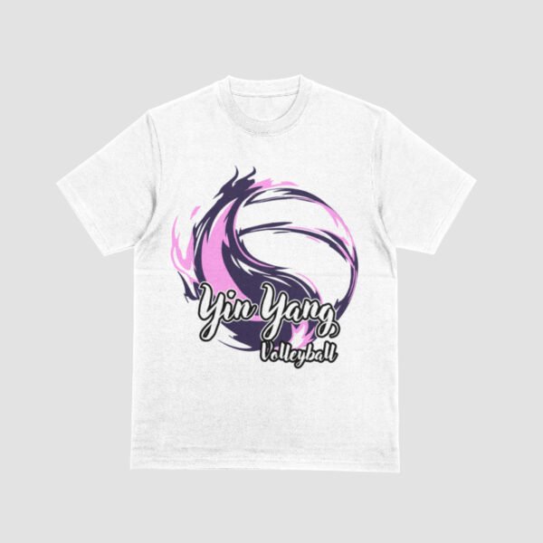 Graphic Shirt - Yin Yang Logo - White